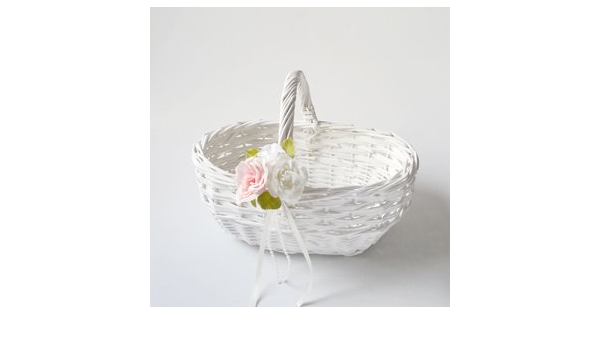 Amazon Co Jp ウェディング資材 結婚式演出 プチギフトカゴ フラワーシャワーカゴ オーバル Diy 工具 ガーデン