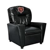 Imperial Officially Licensed NFL Furniture: Pre-Teen Faux Leather Recliner, Chicago Bears [並行輸入品]