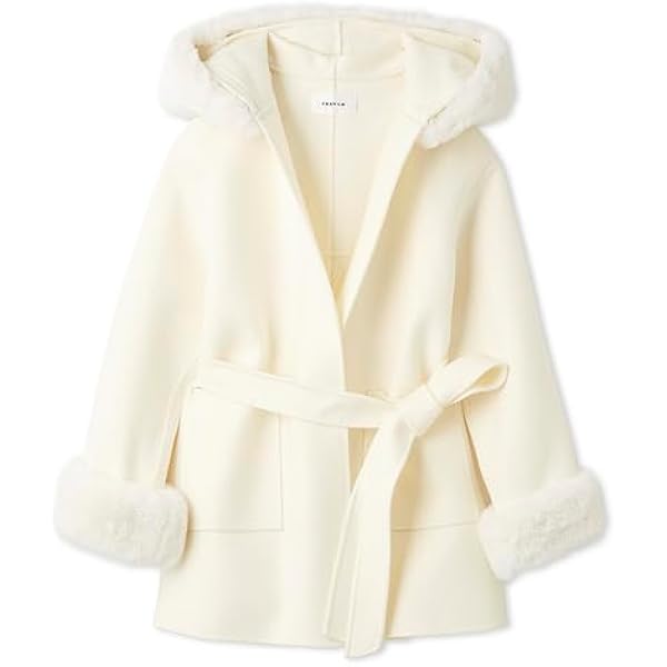 Amazon | [FRAY I.D] アルパカシャギーステンカラーコート FWFC224020