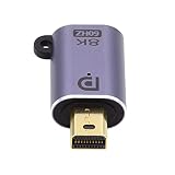 Cablecc 8K 60hz ミニ DisplayPort 1.4 からミニ DP オス - メスアダプター Ultra-HD UHD 4K 144hz 7680*4320 ビデオ PC ラップトップモニター用