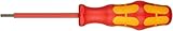Wera Kraftform Plus 164 i VDE Insulated 3mm Hexagon Professional Screwdriver, 3 1/8" Shaft Length [並