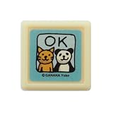 こどものかお スタンプ がなはようこミニ浸透印 パンダ／ネコ／OK 0549-011
