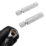 ZKTOOL 14mm スパークプラグレンチ マグネット 磁気ユニバーサルジョイント スパークプラグソケット 差込角3/8インチ 9.5mm 12コーナー薄壁