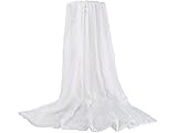 Wegreeco Muslin Cotton Baby Bath Towel - Muslin Baby Swaddle Receiving Blanket (White) by Wegreeco