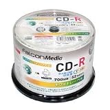 FalconMedia（ファルコンメディア） 1回記録用 ダイヤモンドCD-R BE001 (52倍速 50枚)