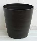 フレグラーポット：27型ダークブラウン 2個セット[9号プラ鉢 直径27cm、高さ27cm] ノーブランド品