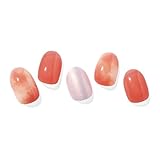 ohora 公式 ND-245 : N Peachnia/オホーラ ネイルシール ジェルネイルシール 硬化 硬化タイプ ジェルネイル ジェル ネイル シール マーブルネイル [並行輸入品]