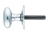 Carlisle Brass Aa33sc 38mm Satin Chrome Oval Thumbturn Door Handle