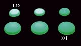 ルーナ(LUNAR)マーブル ３０ グリーン(30個袋詰) EX2-SMA32