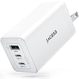 65w PD 急速充電器 【超軽量·極小型】 4台同時充電 type c usb GaNIV技術 3ポート usb c 充電器 折りたたみ式プラグ 後方互換性 携帯に便利3