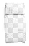 Petit Praia 100 x 150 cm Duvet cover Patch Gris by Petit Praia