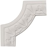 Ekena Millwork PML04X04NE Nexus Acanthus Leaf Panel Molding Corner, 4-Inch x 4-Inch x 1/2-Inch by Ek