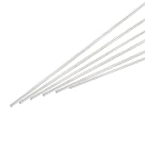 uxcell 6本セット 304ステンレススチール丸棒バー 1mm x 100mm 様々なシャフトDIYクラフト モデルカー 飛行機 船用