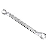 uxcell メガネレンチ　ボックスエンドレンチ　ボックスエンドスパナツール　デュアルオフセットリング　12ポイントボックスエンド　14 x 1 x 0.4cm　金属