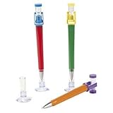 Fun Express Sand Timer Pens with Suction Cup - Basic School Supplies & Pens Toy [並行輸入品]