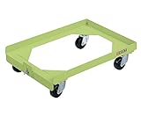 サカエ 台車 コンテナ台車 グリーン色  S-2DG