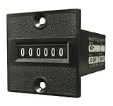 リセットなし小型トータル電磁カウンタ　MCU-6P　DC24V
