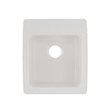 Swanstone ssus-s 17 – 1 / 4 "単一Basin drop-in Swanstoneユーティリティシンク、 SSUS2000.010 1