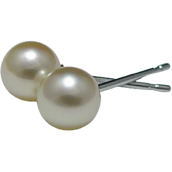 Amazon | 美貴真珠 K18アコヤ真珠ピアス【2mm-2.5mm】【花珠級】ewm 