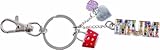 Sparkalicious Mum Bling Crystal Keyring with Handbag & Heart Icons by Suki Gifts