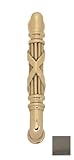Brass Accents Inc C05-P7290-619 Ribbon & Reed Door Pull - Satin Nickel