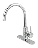Certified Lead Free Single Handle Kitchen Faucet With Ceramic Cartridge [並行輸入品]