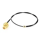 uxcell　無線LANピグテールケーブル　RF1.13 IPEX1ーSMA-K アンテナ　30cm