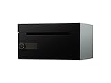 NASTA　【受注生産品】集合郵便受箱/前入前出/可変ダイヤル錠/ブラック　KS-MB508S-LK-BK
