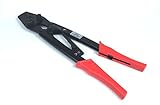 圧着 ペンチ リリーサー 安全装置 付き 圧着工具 5.5-38mm2 電気 工事 電工 ペンチ