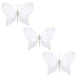 The Butterfly Grove Isabella Butterfly Decoration - small 5x4 blue Hanging nylon decor for wall and 