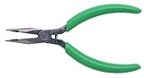 Xcelite TC55 Wiring Plier with Tip Cutter and Serrated Jaw, 5-1/2 Length, 1-1/4 Jaw length, Green Cu