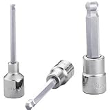 トネ(TONE) ボールポイントヘキサゴンソケット 3BH08 対辺寸法:8×差込角:9.5×全長:75mm 1個