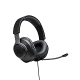JBL FREE WFH ヘッドセット オーバーイヤー 脱着式マイク 軽量 ミュート機能付 テレワーク WEB会議 有線 3.5mm 40mmドライバ JBLFREEWFHBLK ブラック