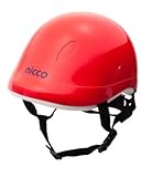 nicco キッズ ヘルメット （シグナルレッド）　限定オリジナルカラー　頭囲49～53㎝　ハードシェル　日本製