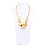 Bumkins Nixi Rocca Silicone Teething Necklace, Gold by Bumkins