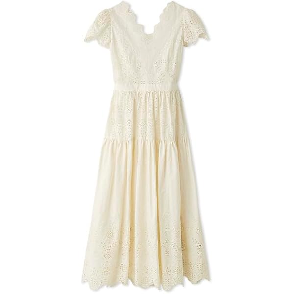 Amazon.co.jp: [フレイ アイディー] カットワークレースフレアスリーブ