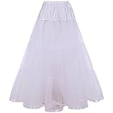 [DaisyFormals] レディース 足首の長さ チュチュスカート フリルいっぱい ふわふわパニエ 3段パニエ カラースカート