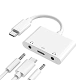 3.5mmヘッドホンジャック同時充電&デュアルオーディオ出力が可能な、スマートフォン/タブレット/パソコン対応のUSB-Cデバイスです (白)