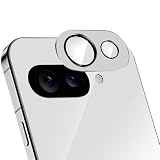 ZXZone for Google Pixel 9a カメラフィルム アルミ合金製＋AR高透過率強化ガラス ZXZone ピクセル9a レンズ保護 カメラカバー レンズ保護 フィルム 防爆裂 ・耐衝撃・スクラッチ防止・露出オーバー防止・ケースに干涉なし（1枚） (Pixel 9a, シルバー)
