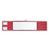 ユニット ファスナー付腕章(差し込み式) 赤 90×420mm 848-42A