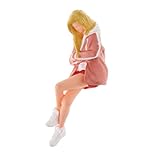 DeeRace ミニモデルピープルフィギュア、1:64スケール女の子モデル人のおもちゃミニチュア装飾アクセサリー、樹脂男性フィギュア置物表示 - スタイル1