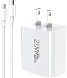 USB 充電器 アンカー iPhone タイプc 充電器USB電源ACアダプター/USB-A-Type C 2 本付属/12W/2.4A iPhone、 iPad 、Android、Galaxy、Xiaomi、HuaWei各種対応 (しろい, 1m1m12w)