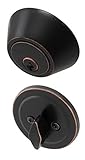 Honeywell 8111409 Single Cylinder Deadbolt, Oil Rubbed Bronze Honeywell [並行輸入品]