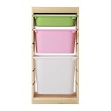 IKEA(イケア) TROFAST 59873000 収納コンビネーション, パイン材, マルチカラー