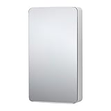 IKEA(イケア) BRICKAN ミラーキャビネット, ホワイト (80299416)