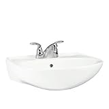 Sterling 446121-96 Sacramento Lavatory Basin Single-Hole Faucet Drilling, Biscuit [並行輸入品]