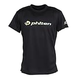 ファイテン（PHITEN） バレーボールウェア 半袖Tシャツ ラメ グラデーション BK/YE 3125JG66820 （ブラック×イエロー/ＬＬ/Men's、Lady's）