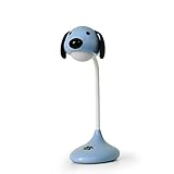 PAWACAタッチLEDデスクランプLucky Zodiac犬ランプ夜ライトfor Kids USB充電式調光3レベルのテーブルランプの寝室オフィス – ピンク ブルー 7.02578E+12