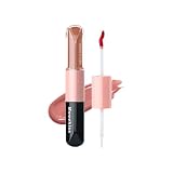 Mooekiss リップグロス マットリップ 2in1 リップ 落ちない ダブルエンドリップティント リップマスク 長持ち D05