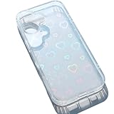 Orancio iPhone17 用 ケース レーザー ハート TPUケース 17